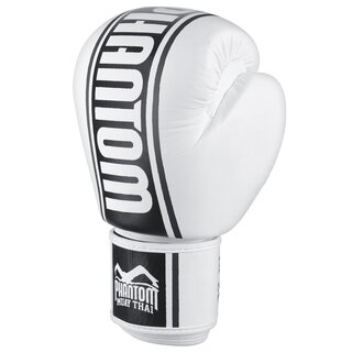 PHANTOM MMA Boxing Gloves MT-Pro PU - wei/schwarz