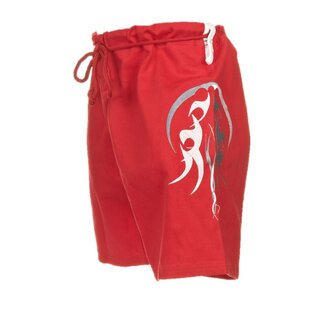 Grappling Shorts Tribal, red | JU-SPORTS