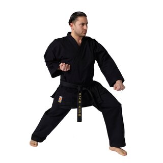 Karate Anzug Traditional, 12oz, Schwarz | KWON