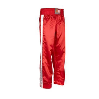 Kickbox Hose Stripe, red | JU-SPORTS