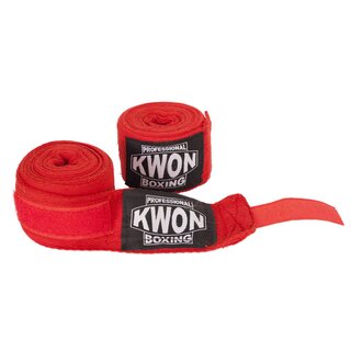 Professionelle Boxbandage Boxing, Rot | KWON