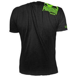 T-Shirt Supporter  2.0, Black/Neon | PHANTOM MMA