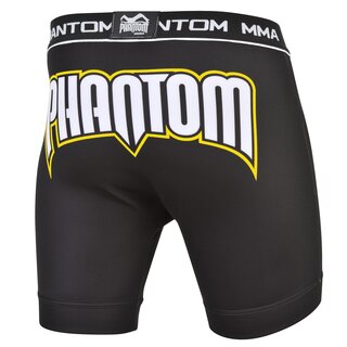 Vale Tudo Shorts Black/Yellow | PHANTOM MMA