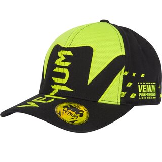 Baseball Cap Hurricane, Black/Neo Yellow | VENUM L/XL