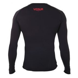 Compression T-Shirt Contender, Red Devil, Long Sleeve | VENUM L